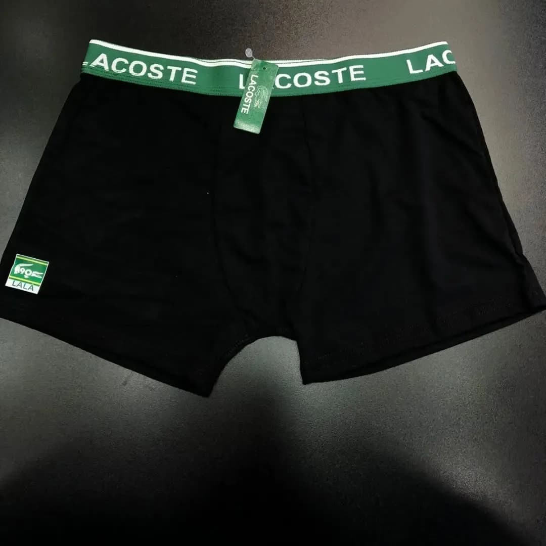 Cueca Lacoste preta